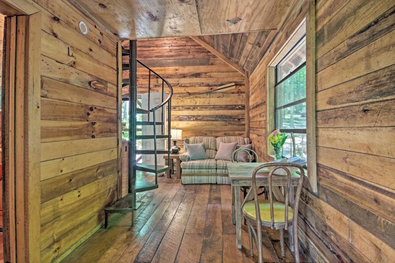 Creekside Cabin With Deck In Pisgah Forest! Barnardsville 外观 照片