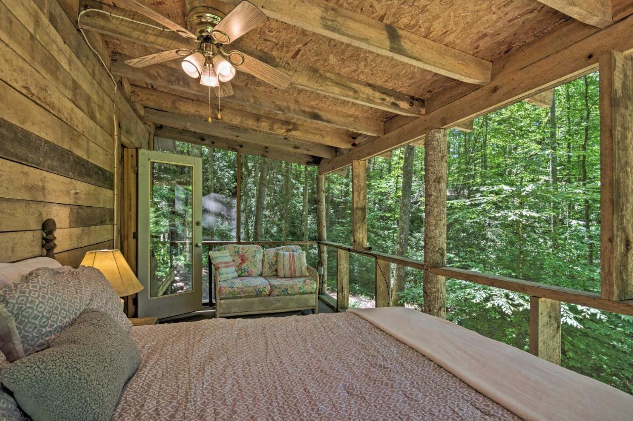 Creekside Cabin With Deck In Pisgah Forest! Barnardsville 外观 照片