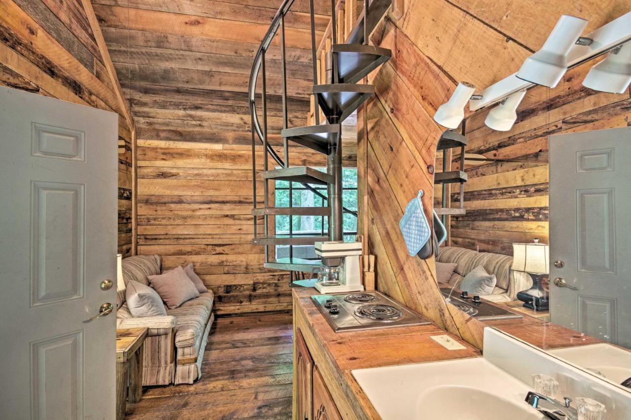 Creekside Cabin With Deck In Pisgah Forest! Barnardsville 外观 照片