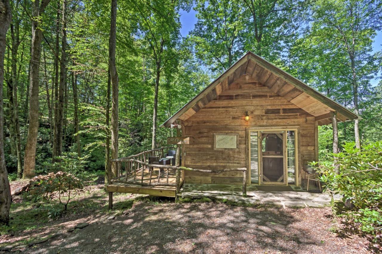 Creekside Cabin With Deck In Pisgah Forest! Barnardsville 外观 照片